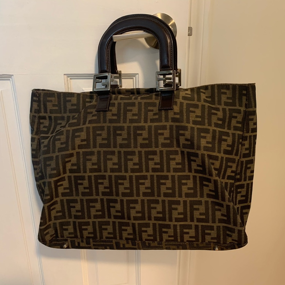 Fendi Zucca Pattern Hand Tote